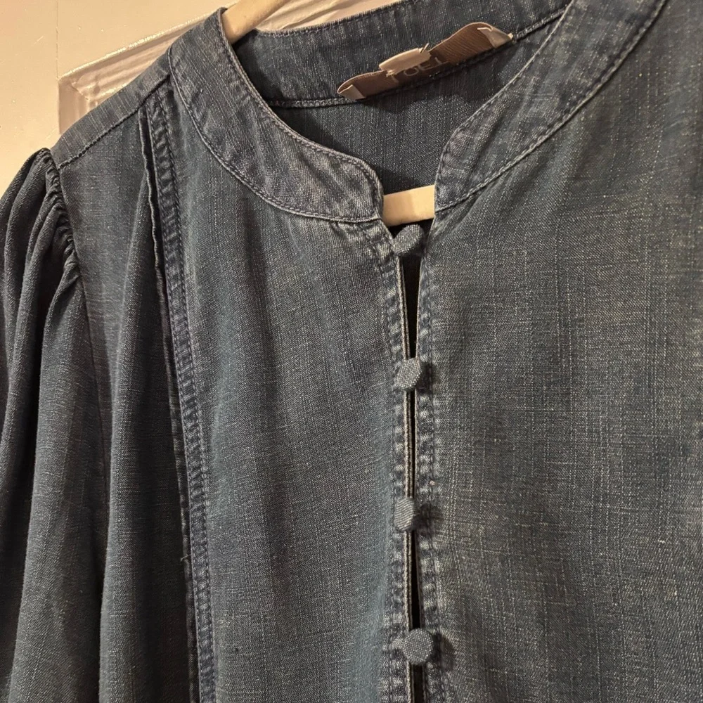 LOFT - MEDIUM - JEAN DRESS - NWOT - This piece was only tried on once! - Picture 2 of 9